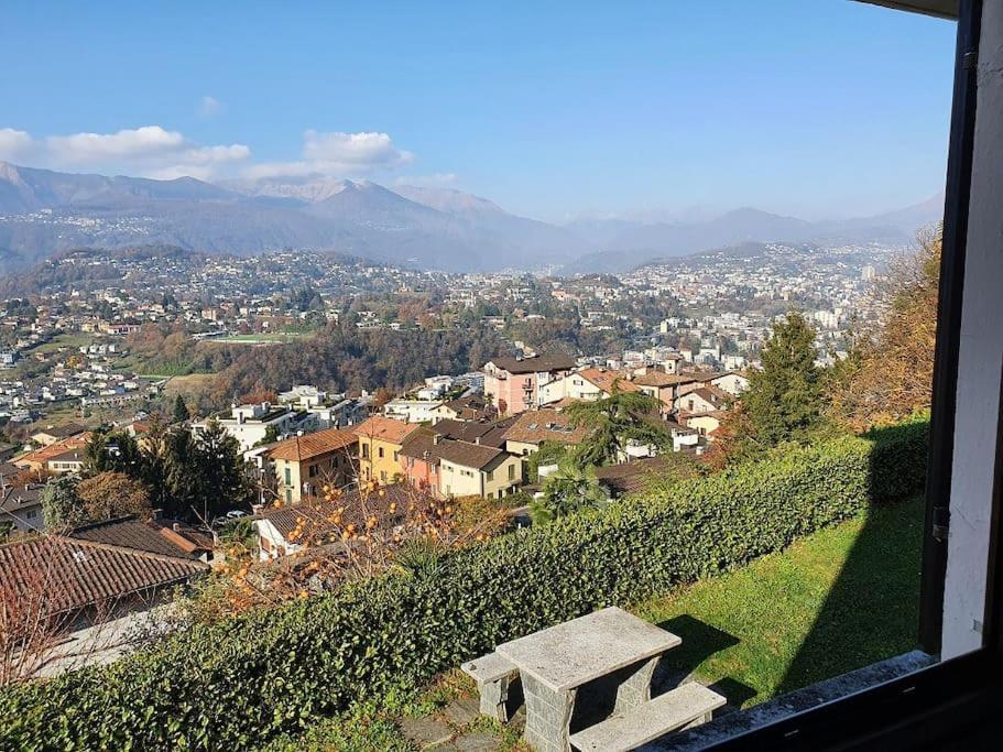 Casetta Accogliente Con Vista Sopra Lugano Paradiso Exterior foto